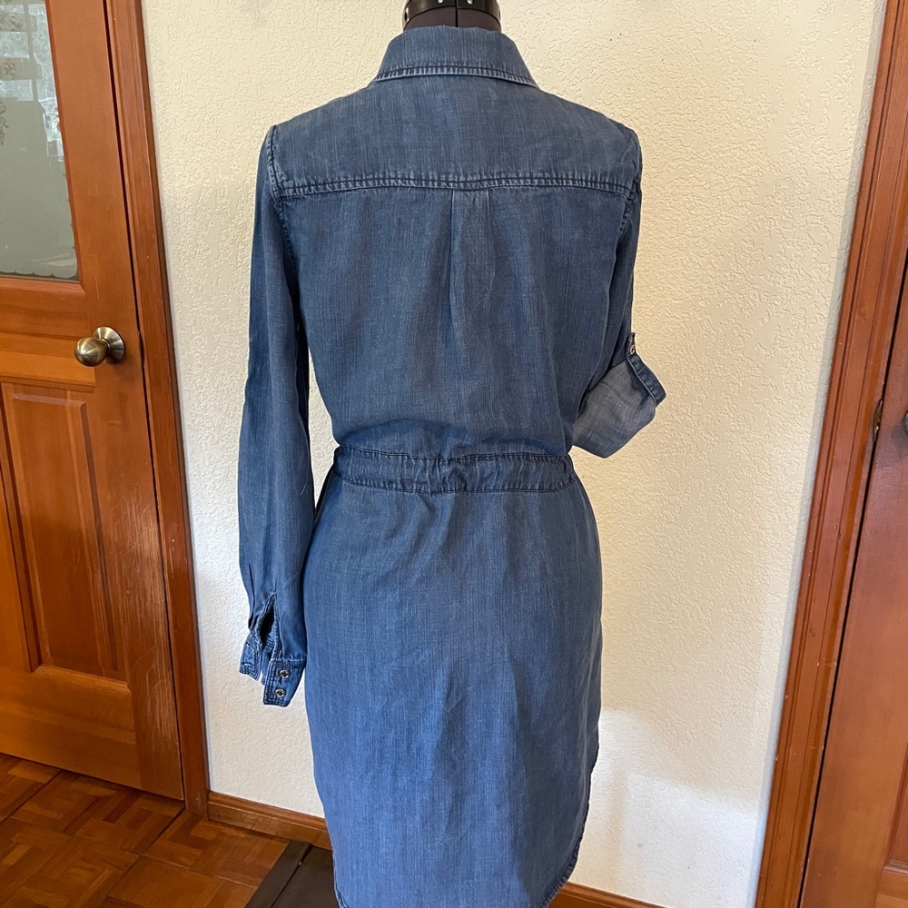 Tommy Hilfiger Chambray denim button down dress - Picture 3 of 15